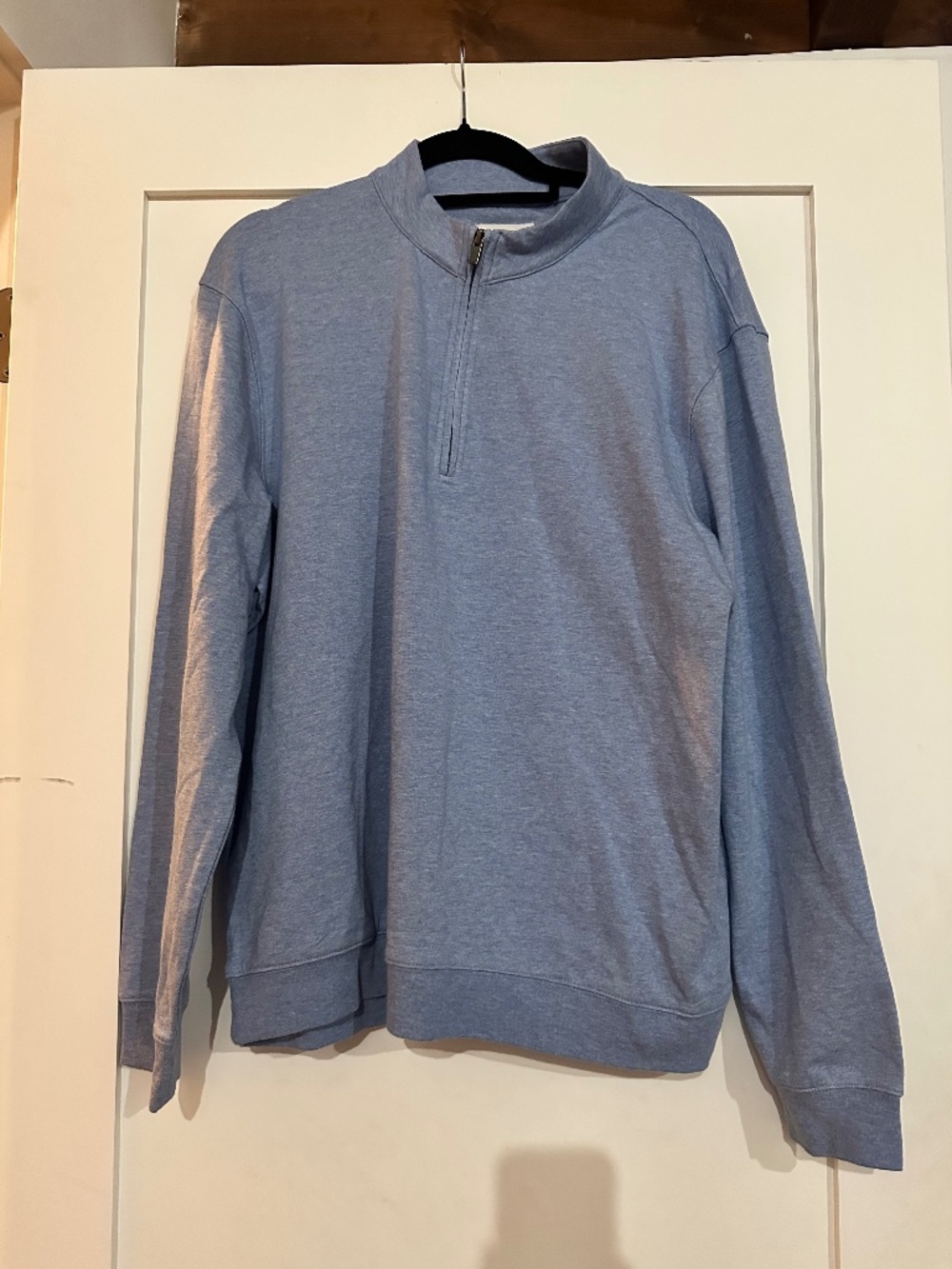 Goodfellow men's blue large 1/2 zip pullover